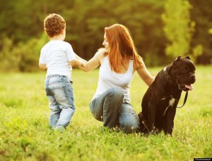 Dog Mom and Son grieve Dog Mom and Son grieve